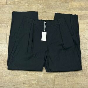 NWT Vince Black Linen Blend Pants Size Large